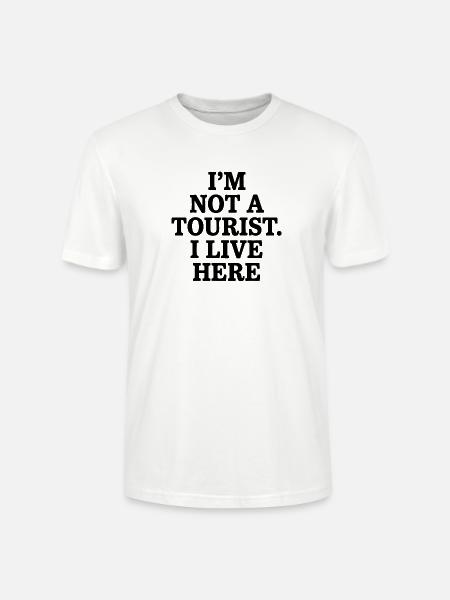Not a Tourist - Stanley/Stella Unisex Bio-T-Shirt CRAFTER - Weiß