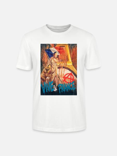Vive la France - Stanley/Stella Unisex Bio-T-Shirt CRAFTER - Weiß