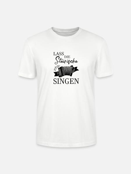 Ziehharmonika Lass Die Singen Steirische - Stanley/Stella Unisex Bio-T-Shirt CRAFTER - Weiß