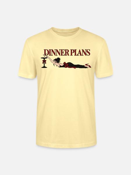 Dinner Plans Martini Girl - Stanley/Stella Unisex Bio-T-Shirt CRAFTER - Creme