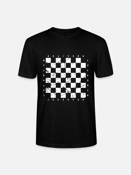 Chessboard Schachbrett Kostüm - Stanley/Stella Unisex Bio-T-Shirt CRAFTER - Schwarz