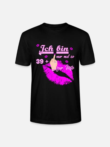 Zum 40. Geburtstag Damen 39 + - Stanley/Stella Unisex Bio-T-Shirt CRAFTER - Schwarz