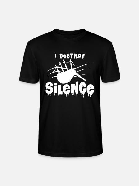 Dudelsack - Stanley/Stella Unisex Bio-T-Shirt CRAFTER - Schwarz