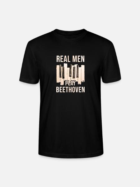 Beethoven - T-shirt bio CRAFTER Stanley Stella Unisexe - noir