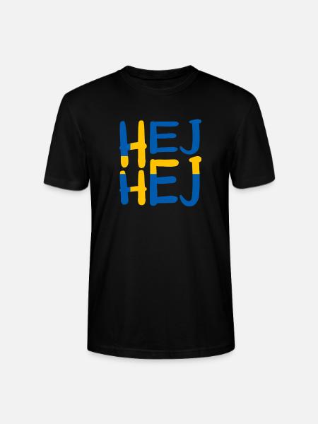 HEJ HEJ SWEDEN - Stanley/Stella CRAFTER Unisex Organic T-Shirt - black