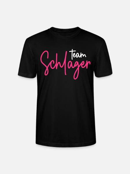 Team Schlager - Stanley/Stella Unisex Bio-T-Shirt CRAFTER - Schwarz