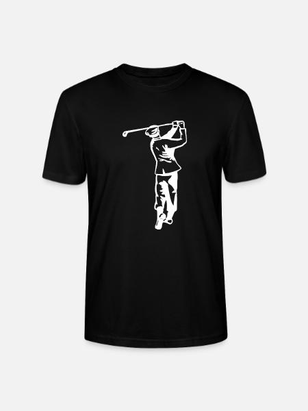 Golf - Golfen - Golfer - Stanley/Stella Unisex Bio-T-Shirt CRAFTER - Schwarz