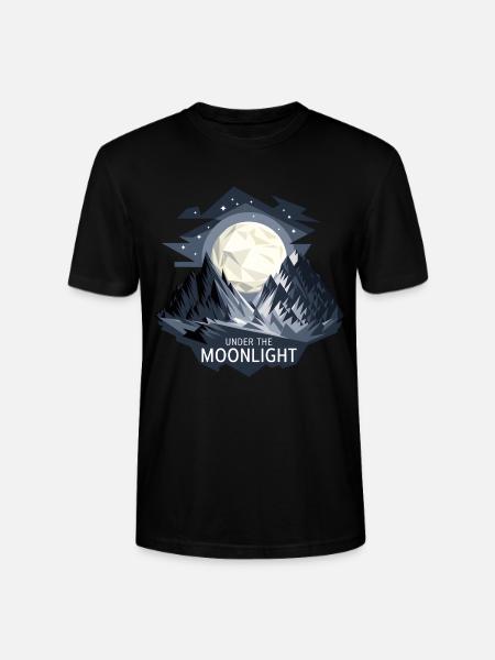 Under The Moonlight - Stanley/Stella CRAFTER Unisex Organic T-Shirt - black