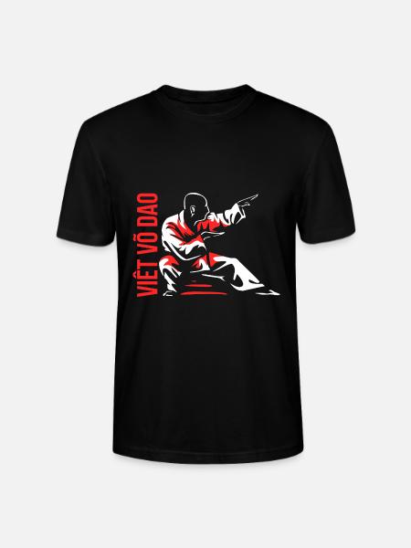 Dynamischer Vovinam Kampfsport - Stanley/Stella Unisex Bio-T-Shirt CRAFTER - Schwarz