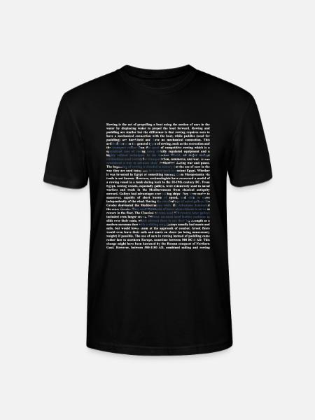 Schlagfertige Rudercrew Regatta - Stanley/Stella Unisex Bio-T-Shirt CRAFTER - Schwarz