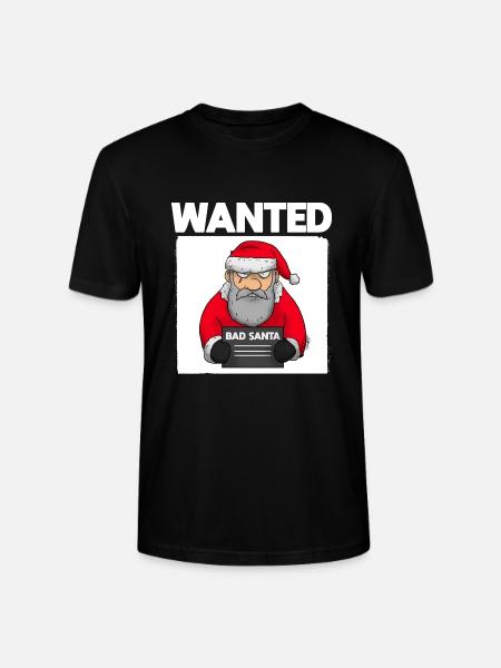 Bad Santa - Stanley/Stella Unisex Bio-T-Shirt CRAFTER - Schwarz