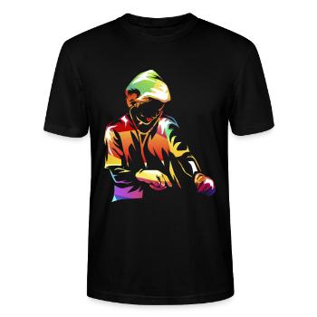 Umsichtige Anästhesistin Narkose - Stanley/Stella Unisex Bio-T-Shirt CRAFTER - Schwarz - Vorne - Alina (178cm) & Michal (187cm)