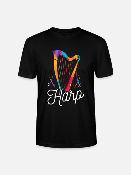 Zauberhafte Harfe Orchesterabend - Stanley/Stella Unisex Bio-T-Shirt CRAFTER - Schwarz