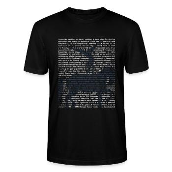 Akrobatisches Voltigieren Mannschaft - Stanley/Stella Unisex Bio-T-Shirt CRAFTER - Schwarz - Vorne - Alina (178cm) & Michal (187cm)