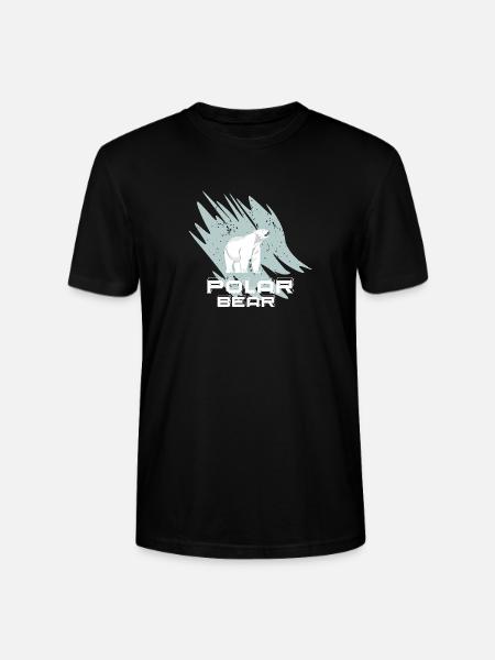 Polar Bär - Stanley/Stella Unisex Bio-T-Shirt CRAFTER - Schwarz