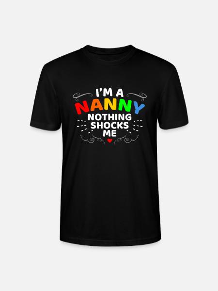 Nanny Gift - Stanley/Stella Unisex Bio-T-Shirt CRAFTER - Schwarz