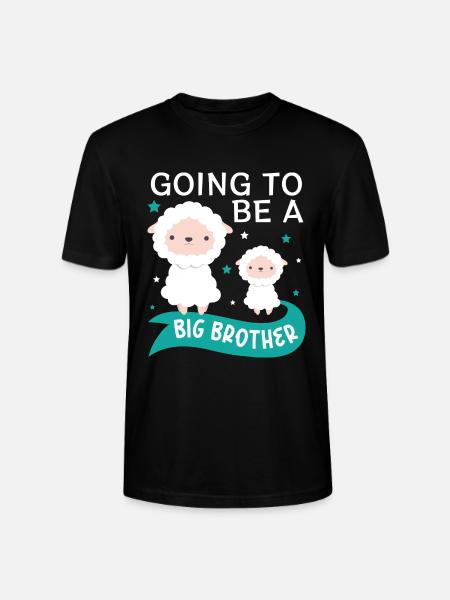 Ich Werde Bald Großer Bruder - Stanley/Stella Unisex Bio-T-Shirt CRAFTER - Schwarz