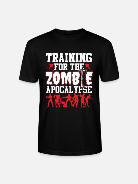 Training für Zombie Apocalypse - Stanley/Stella Unisex Bio-T-Shirt CRAFTER - Schwarz