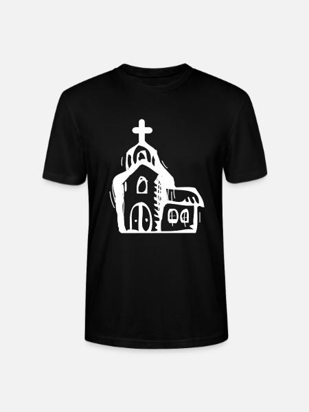Kirche - Stanley/Stella Unisex Bio-T-Shirt CRAFTER - Schwarz