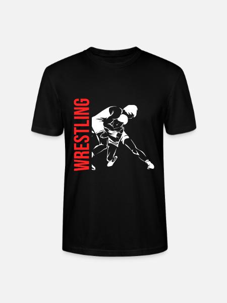 Bärenstarker Ringer Mattenkampf - Stanley/Stella Unisex Bio-T-Shirt CRAFTER - Schwarz