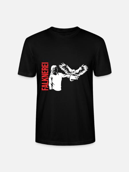 Leidenschaftliche Falknerei Beizjagd - Stanley/Stella Unisex Bio-T-Shirt CRAFTER - Schwarz