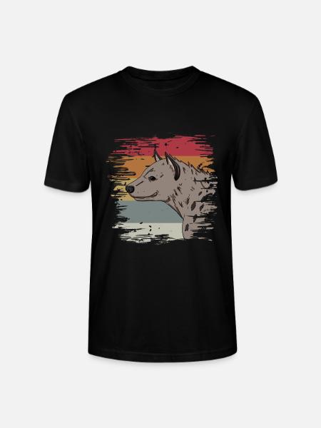 Hyäne - Stanley/Stella Unisex Bio-T-Shirt CRAFTER - Schwarz