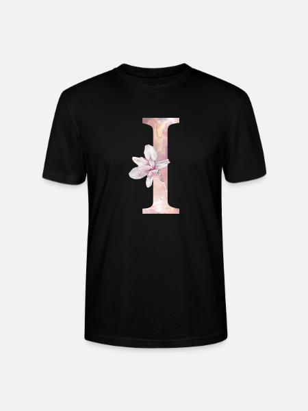 Buchstabe I - Stanley/Stella Unisex Bio-T-Shirt CRAFTER - Schwarz