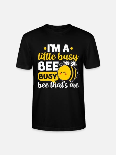 Kleine fleißige Biene - Stanley/Stella Unisex Bio-T-Shirt CRAFTER - Schwarz