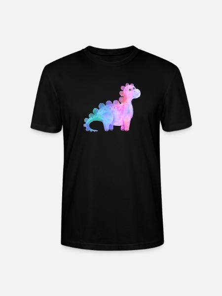 Dino - Stanley/Stella Unisex Bio-T-Shirt CRAFTER - Schwarz
