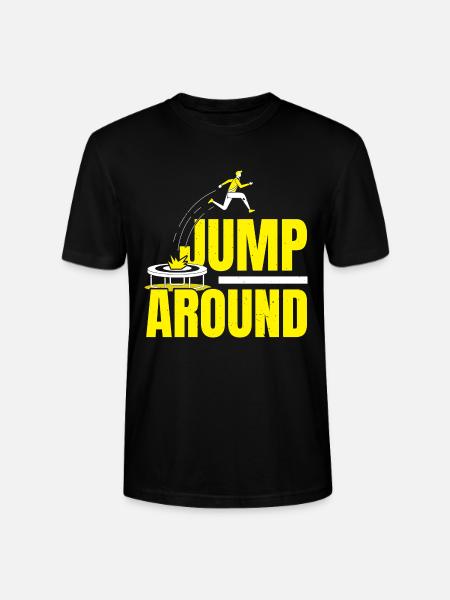 Trampolinspringen Trampolin Trampolin Trampolinspr - Stanley/Stella Unisex Bio-T-Shirt CRAFTER - Schwarz