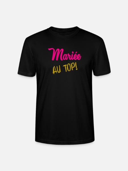 I CAN'T I'M MARRIED - Stanley/Stella CRAFTER Unisex Organic T-Shirt - black