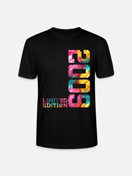 17TH BIRTHDAY LIMITED EDITION 2009 - Stanley/Stella CRAFTER Unisex Organic T-Shirt - black