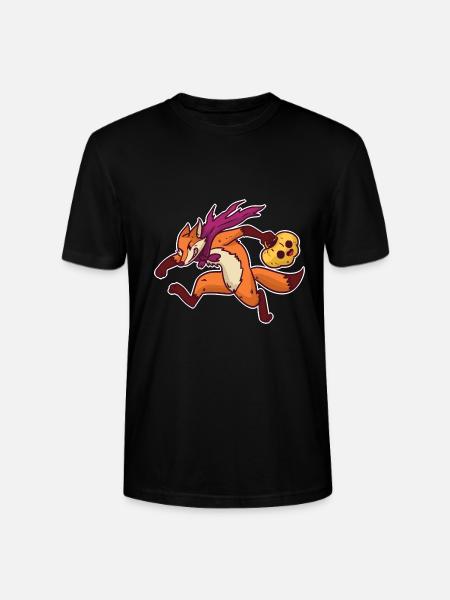 Spukhafter Fuchs im Herbstwald - Stanley/Stella Unisex Bio-T-Shirt CRAFTER - Schwarz