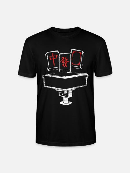 Fesselndes Mahjong Spielabend - Stanley/Stella Unisex Bio-T-Shirt CRAFTER - Schwarz
