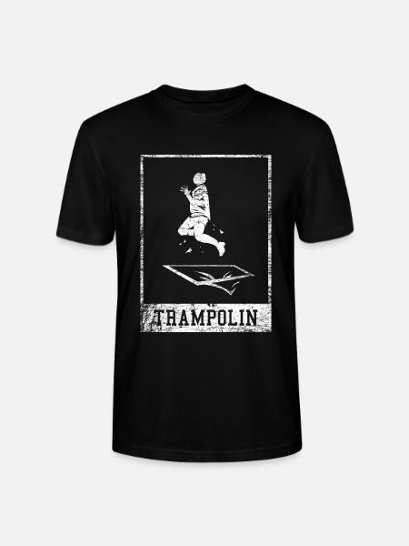 Schwindelfreie Trampolin Artistin - Stanley/Stella Unisex Bio-T-Shirt CRAFTER - Schwarz