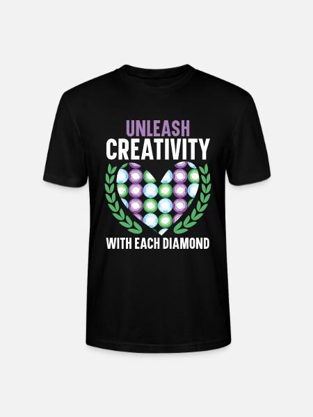 Diamantmalerei Handwerkszeug Diamantmaler - Stanley/Stella Unisex Bio-T-Shirt CRAFTER - Schwarz
