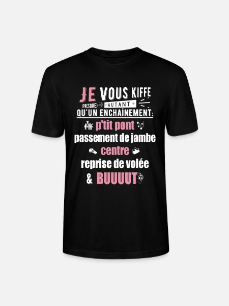 FUSSBALL Frauen - Fußball - Frauenfußball - Stanley/Stella Unisex Bio-T-Shirt CRAFTER - Schwarz