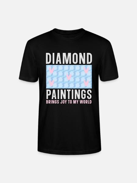 Diamantmalerei Handwerkszeug Diamantmaler - Stanley/Stella Unisex Bio-T-Shirt CRAFTER - Schwarz
