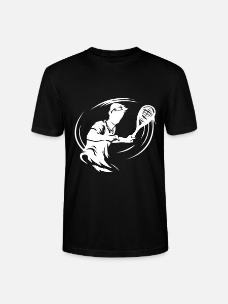 Behender Speedminton Matchgewinner - Stanley/Stella Unisex Bio-T-Shirt CRAFTER - Schwarz