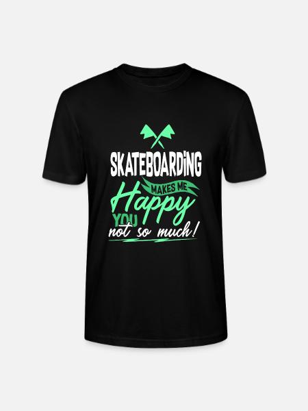 Skateboarding Sprüche - Stanley/Stella Unisex Bio-T-Shirt CRAFTER - Schwarz