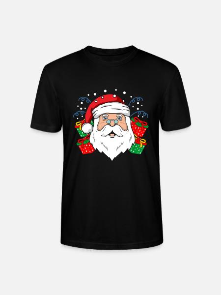 Santa Weihnachtsmann - Stanley/Stella Unisex Bio-T-Shirt CRAFTER - Schwarz