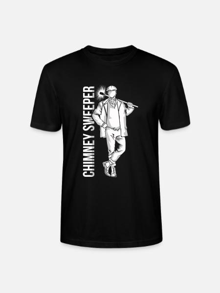 Sauberer Schornsteinfeger Kaminreinigung - Stanley/Stella Unisex Bio-T-Shirt CRAFTER - Schwarz
