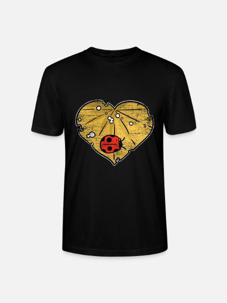 Fleißiger Marienkäfer Gartenhelfer - Stanley/Stella Unisex Bio-T-Shirt CRAFTER - Schwarz