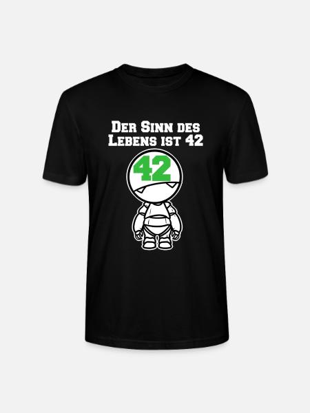 Durchgeknallter Lebenssinn Galaxis - Stanley/Stella Unisex Bio-T-Shirt CRAFTER - Schwarz