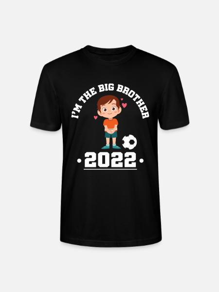 Werde Großer Bruder 2022 - Stanley/Stella Unisex Bio-T-Shirt CRAFTER - Schwarz