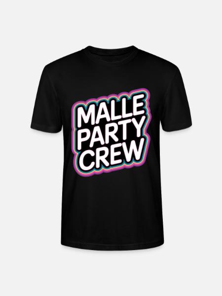 Malle Party Crew Mallorca - Stanley/Stella Unisex Bio-T-Shirt CRAFTER - Schwarz