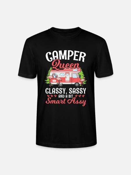Camper Queen - Stanley/Stella Unisex Bio-T-Shirt CRAFTER - Schwarz