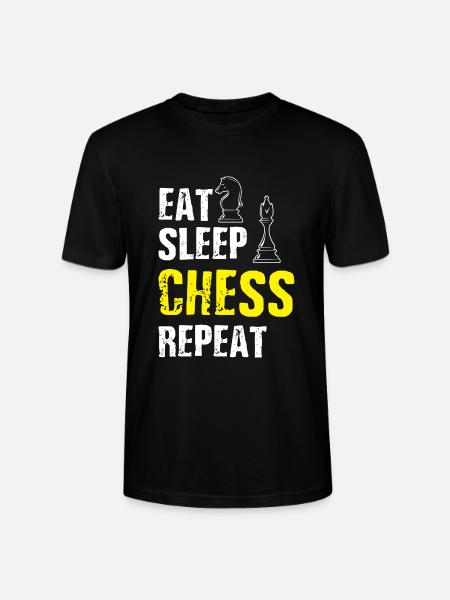 Schach Schachspieler Geschenkidee - Stanley/Stella Unisex Bio-T-Shirt CRAFTER - Schwarz