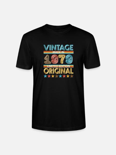 1979 - Stanley/Stella Unisex Bio-T-Shirt CRAFTER - Schwarz