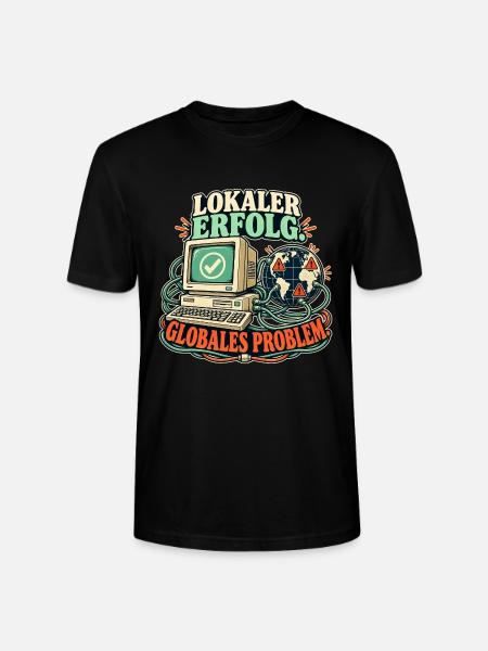 Lokal erfolgreich - Stanley/Stella Unisex Bio-T-Shirt CRAFTER - Schwarz